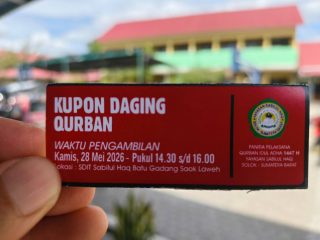 Utamakan Sunnah dan Prinsip Ihsan, Penyemblihan Hewan Qurban Di Yayasan Sabilul Haq Kota Solok Berlangsung Khidmat.