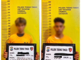 Polsek Tebing Tinggi Tangkap Dua Orang Terduga Pelaku Kekerasan Seksual terhadap Anak