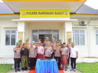 Resmikan Mako Baru Polsek Rangsang Barat, Kapolres Meranti Tekankan Peningkatan Pelayanan dan Profesionalisme Personel