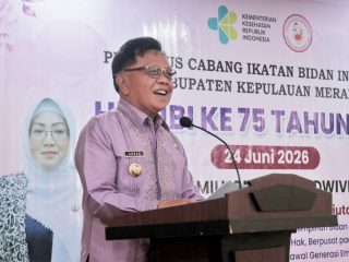 HUT IBI Ke-75, Bupati Asmar: Bidan Garda Terdepan Wujudkan Generasi Emas Indonesia 2045