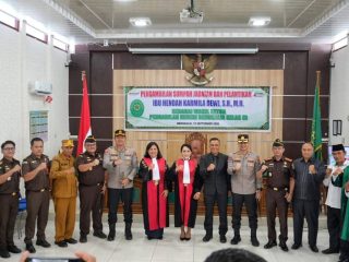 Asisten III Setdakab Meranti Hadiri Pelantikan Wakil Ketua PN Bengkalis
