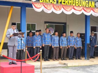 Bupati Asmar Pimpin Apel Harhubnas 2026, Tekankan Keselamatan dan Konektivitas Transportasi