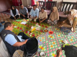 Perwakilan Partai NasDem Riau dan Kepulauan Meranti menyambangi keluarga almarhum MA di Kecamatan Merbau, Kepulauan Meranti, Senin (14/9/2026) siang.