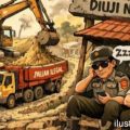 Aktivitas Tambang Sirtu Ilegal di Jalan Bupati, Kampar, Terus Beroperasi, Polsek Tambang Kemana?